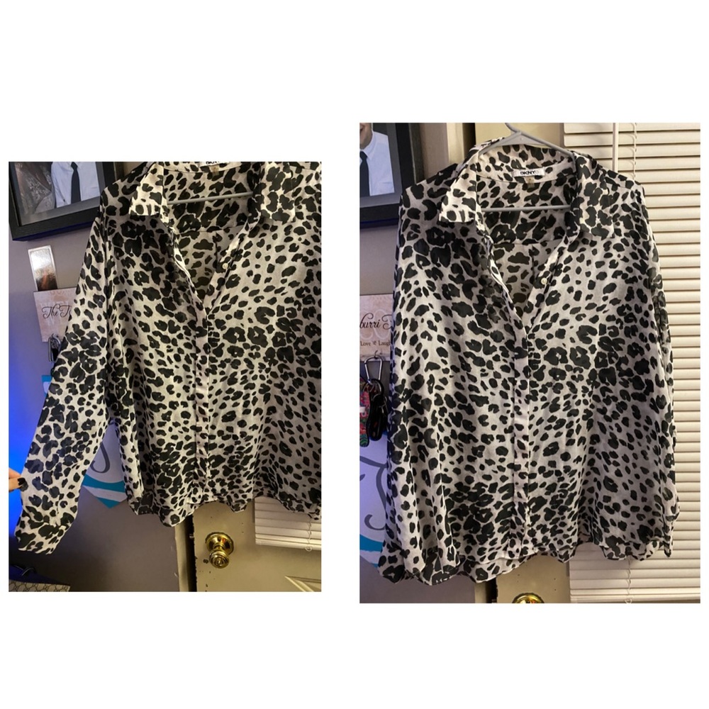 DKNY Long Sleeve Blouse
